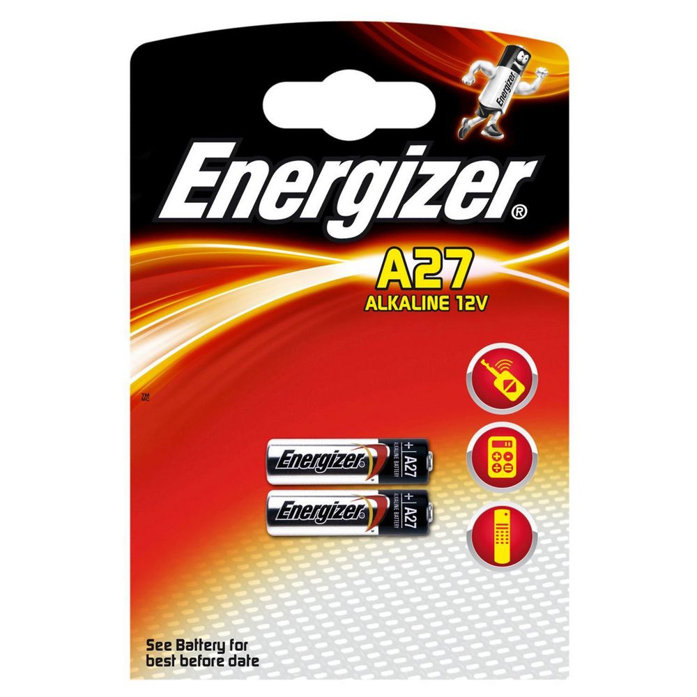 ENERGIZER A27, 12 volt 2 stk.